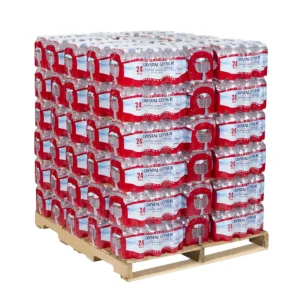 HYJF Pallet Of 90 Cases, Of Alpine 100% Natural Spring Water, 24 16.9oz bottles per Case, Bottled at The Source